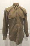US WWII Olive Drab Wool Issue Shirt, 1937 Contract, 1941 …