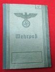 German WWII Army Wehrpass, Darmstadt Soldier, WWI Veteran