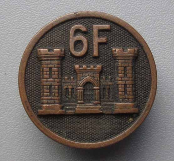  US WWI Type 1 Collar Disc,Company F, 6th Engineers, 3rd ID. — image 2