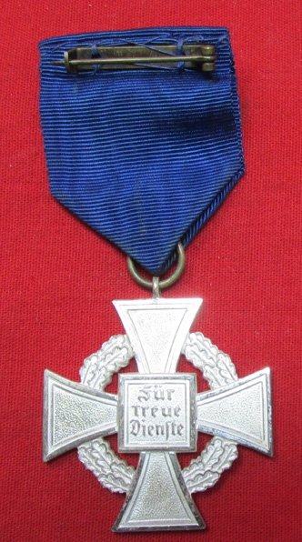  German WWII 25 Year Faithful Service Cross — image 3