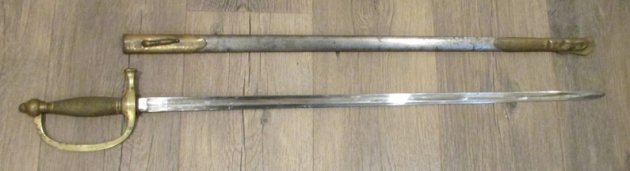  US Civil War M1840 Musician's Sword, Emerson & Silver 1863 — image 3