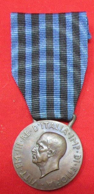  Italian WWII Africa, Ethiopia Campaign Medal, Orientale Medal — image 2