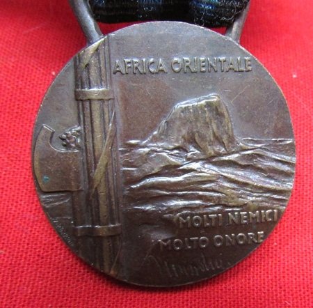  Italian WWII Africa, Ethiopia Campaign Medal, Orientale Medal — image 4
