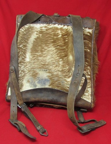  European, WWI Era, Fur Covered Infantry Knapsack — image 3