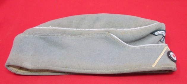  German WWII Heer Infantry Officers M1938 Overseas Cap — image 2