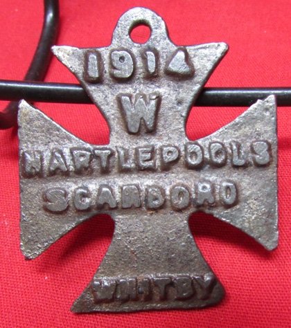  British WWI, Propaganda Iron Cross, Rheims, Louvain, Amiens, 1914. — image 3