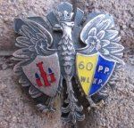 Polish Regimental Badge, Collectors Copy, 60th Infantry Regiment