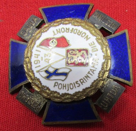 Finland WWII, German-Finnish Northern Front Badge, 1941-1943 — image 3