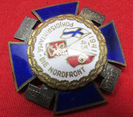  Finland WWII, German-Finnish Northern Front Badge, 1941-1943 — image 4