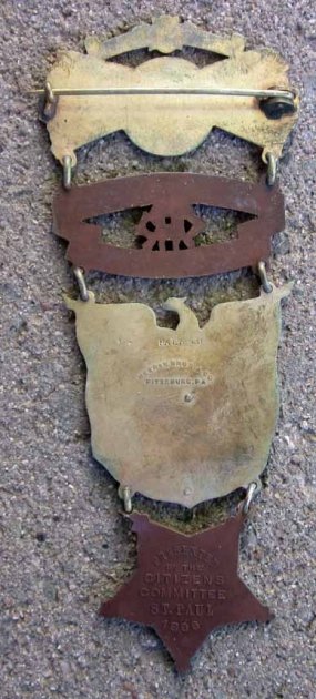  US Post Civil War, 30th GAR National Encampment Delegate Medal, Saint Paul, Minnesota 1896 — image 3