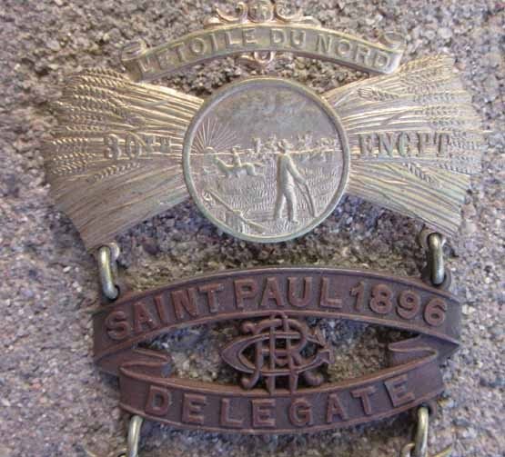  US Post Civil War, 30th GAR National Encampment Delegate Medal, Saint Paul, Minnesota 1896 — image 4