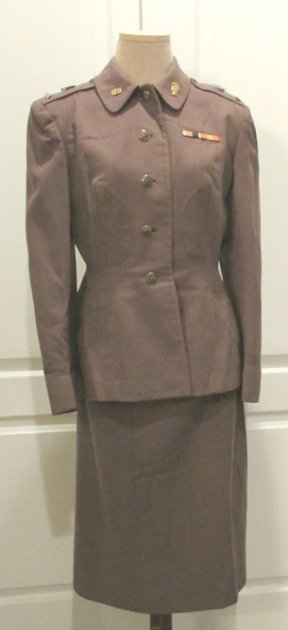  US Korean War Woman's Army Officer JWAC Taupe Uniform Set — image 14