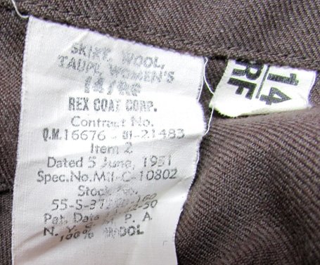  US Korean War Woman's Army Officer JWAC Taupe Uniform Set — image 17