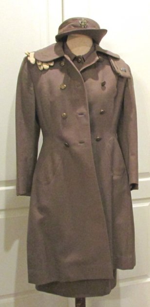  US Korean War Woman's Army Officer JWAC Taupe Uniform Set — image 2