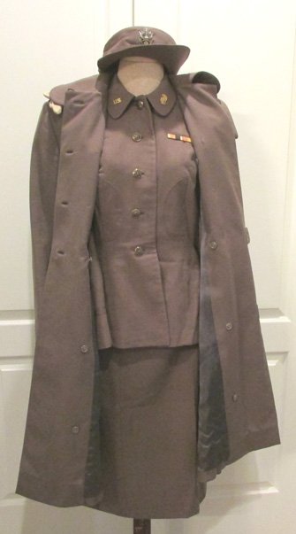  US Korean War Woman's Army Officer JWAC Taupe Uniform Set — image 5