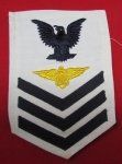 US WWII Navy 1st Class Enlisted Pilot Sleeve Rate