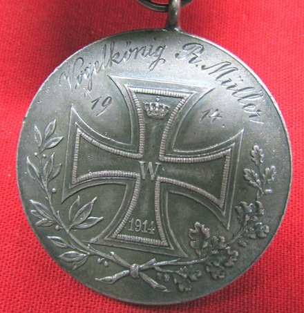  German WWI Patriotic Kaiser Wilhelm Medal & Ribbon — image 5