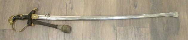  German Imperial Era, Cavalry Officer Lionhead Sword & Knot, WKC — image 2