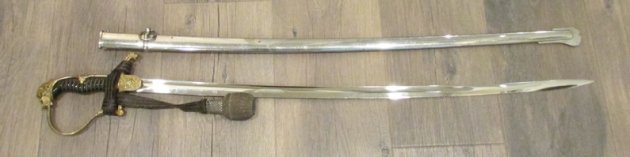  German Imperial Era, Cavalry Officer Lionhead Sword & Knot, WKC — image 3