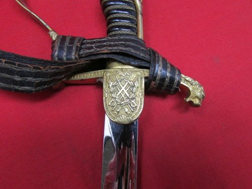  German Imperial Era, Cavalry Officer Lionhead Sword & Knot, WKC — image 6
