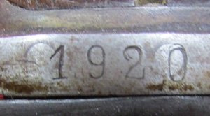  German WWI 98/05 Bayonet, Schutzpolizei Issue 1920, Mauser Mfg — image 3