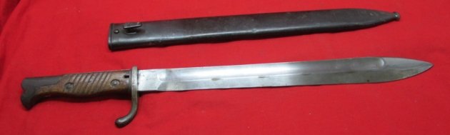  German WWI 98/05 Bayonet, Schutzpolizei Issue 1920, Mauser Mfg — image 6