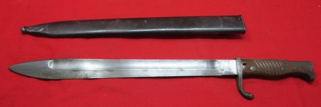  German WWI 98/05 Bayonet, Schutzpolizei Issue 1920, Mauser Mfg — image 8