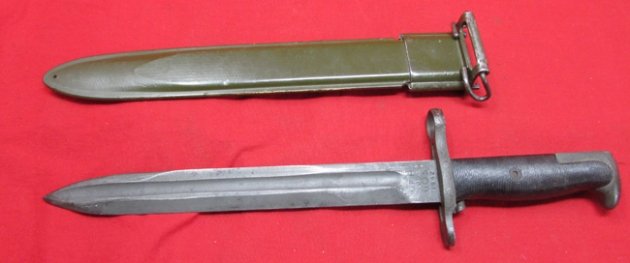  US WWII Modified M1 05/42 Garand Bayonet, UFH 1942 — image 7