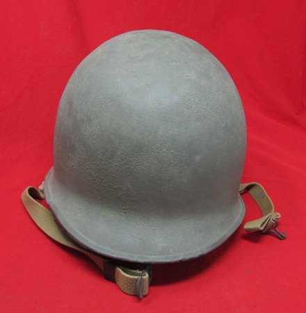  US WWII M1 Swivel-Bale, Steel Helmet & Seamans Paper WWII Liner — image 2