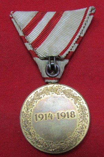  Austrian WWI Combatant's Medal & Ribbon — image 4