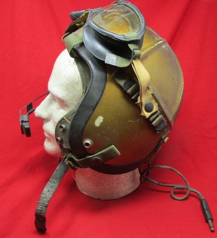 US Korean War Era USN Flying Helmet, Goggles, Summer Helmet Set — image 5