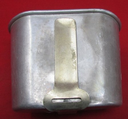  US Pre WWI Curved Edge Canteen Cup With Trench Art — image 2