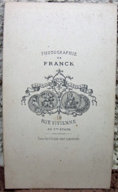  French 2nd Empire CDV, Artillery Officer — image 3