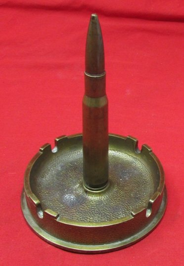  US WWII Trench Art Ashtray, 1944 — image 2