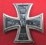 German WWI Iron Cross 1st Class, Catch Lock Mechanism