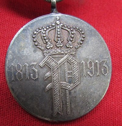  German Pre-WWI, Oldenburg IR-91 Centennial Medal, 1813-1913 — image 4
