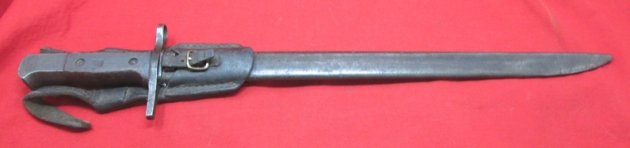  Japanese WWII Type 30 Bayonet Frog Matsushita Kinzoku Arrow M — image 2