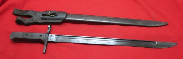  Japanese WWII Type 30 Bayonet Frog Matsushita Kinzoku Arrow M — image 4