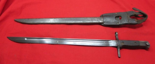  Japanese WWII Type 30 Bayonet Frog Matsushita Kinzoku Arrow M — image 6