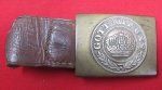 German WWI, 1895 Pattern Prussian Enlisted Buckle, IR 64 Marked …