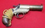 British WWI Brass Barreled Flare Gun, Webley & Scott Ltd.