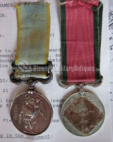  British Crimea Medal Pair, Pte Alexander Ross, 2923, 93rd Highlanders, Wounded Sebastopol — image 3