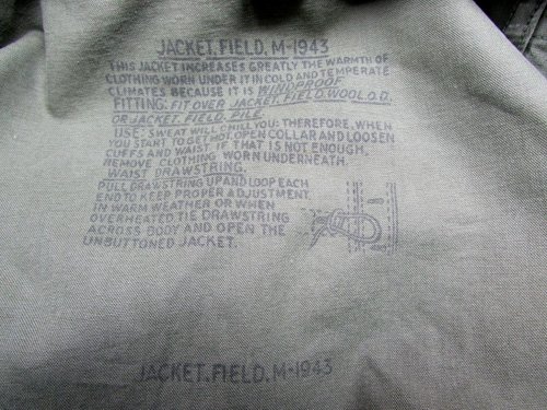  US WWII M1943 Field Jacket, 34R — image 5