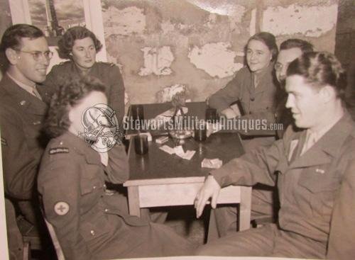  US WWII WAC, British Red Cross Ladies, Photo Lot, 3 — image 3