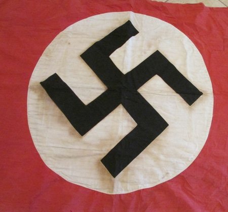  German WWII NSDAP Banner, 106 x 42 inches, Double Sided — image 3