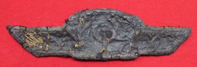  German WWII Luftwaffe Officers Bullion Hat Wreath — image 3