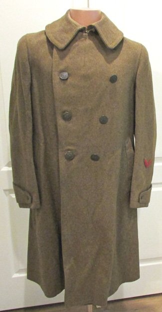  US WWI Wool Overcoat, 1917 Contract, Chicago Depot — image 2