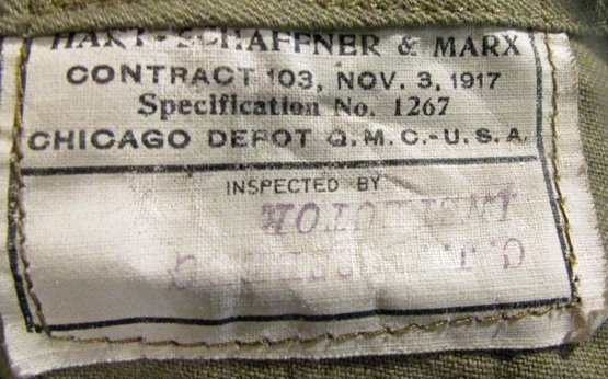  US WWI Wool Overcoat, 1917 Contract, Chicago Depot — image 7