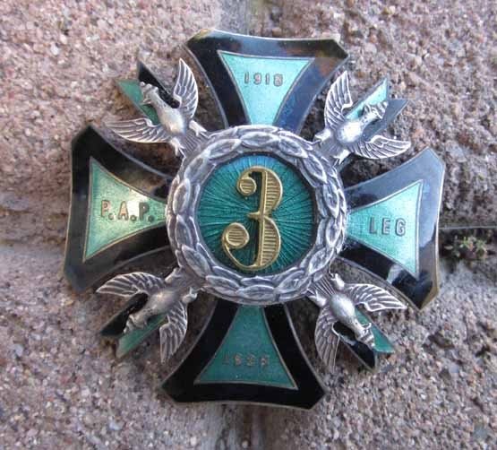  Polish Regimental Badge, Collectors Copy, 3rd Field Artillery Panasiuk — image 2