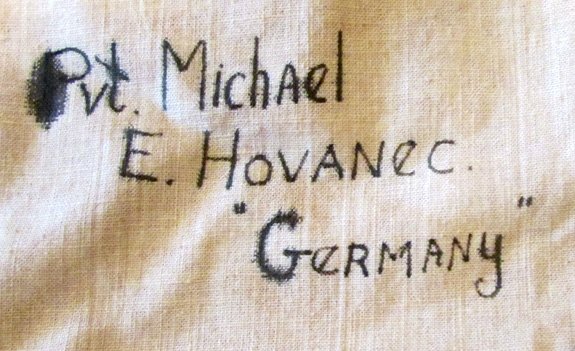  German WWII NSDAP Banner & Party Badge, Double Sided, GI Identified Souvenir — image 5